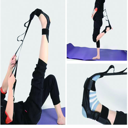 Sangle d'Étirement Pied & Cheville – Orthèse de Stretching Fasciite Plantaire