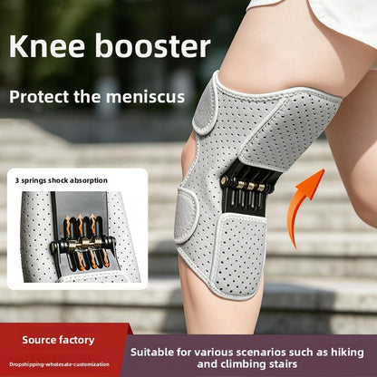 Genouillère Booster à Ressorts en Acier Carbone – Soutien Articulaire Unisexe