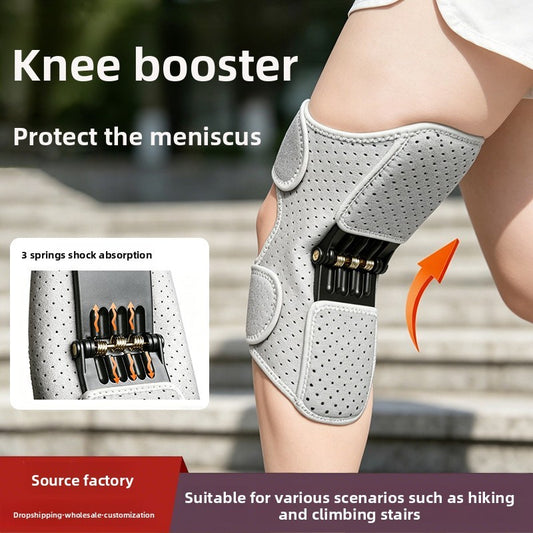Genouillère Booster à Ressorts en Acier Carbone – Soutien Articulaire Unisexe