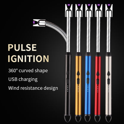 Briquet Électronique à Impulsion Type-C — Col Flexible 360°