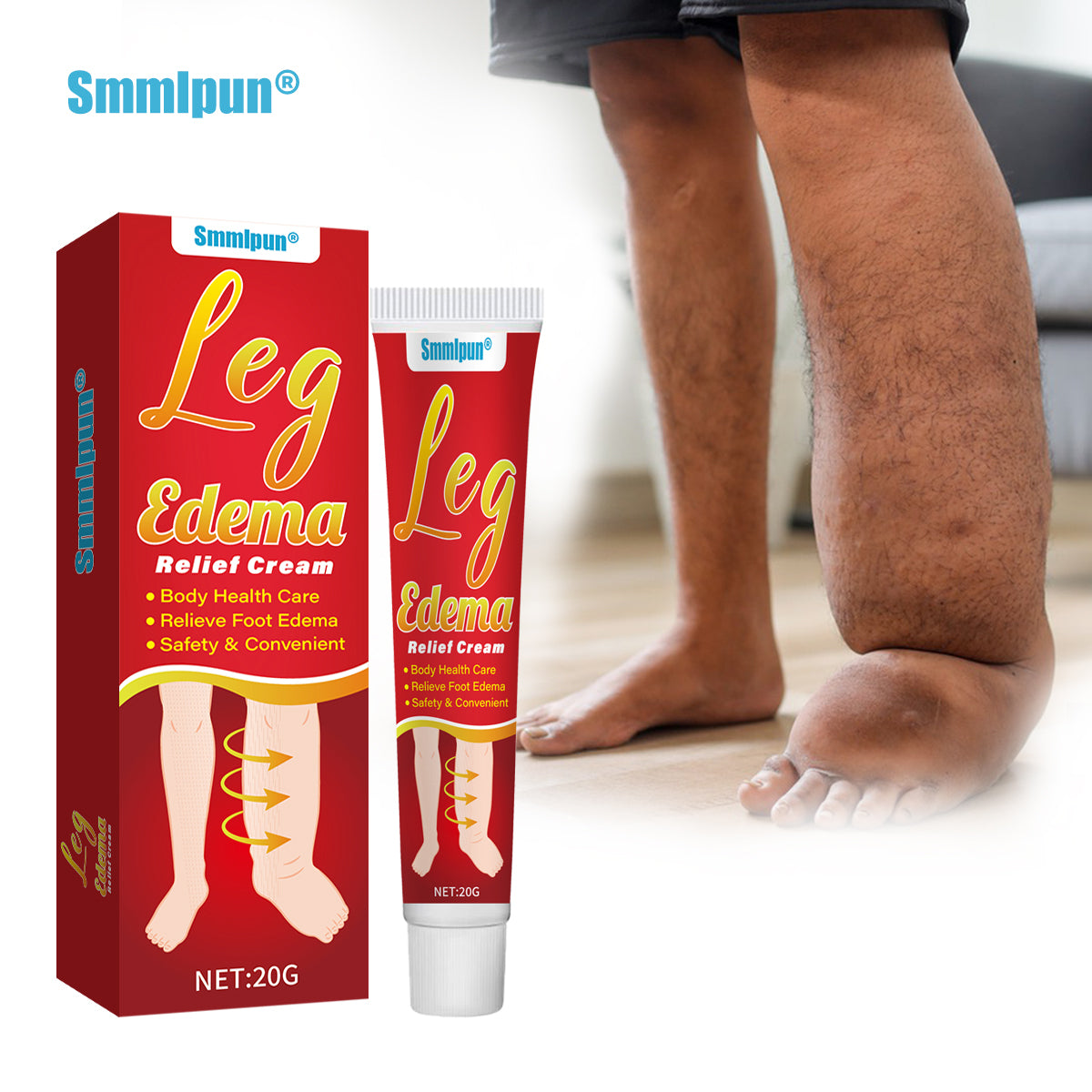 Crème Anti-Œdème Jambes & Pieds – Sumifun 20g