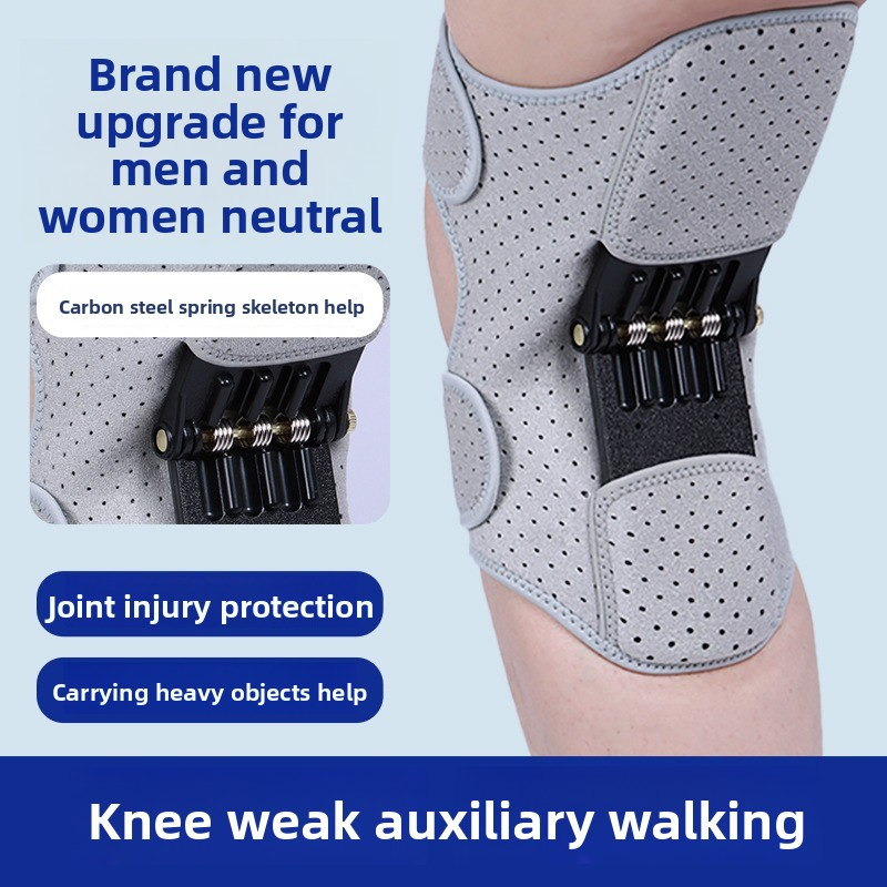 Genouillère Booster à Ressorts en Acier Carbone – Soutien Articulaire Unisexe