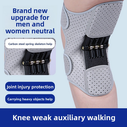 Genouillère Booster à Ressorts en Acier Carbone – Soutien Articulaire Unisexe