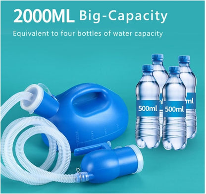 Urinoir Portable Homme 2000ml – Confort à Domicile & Hôpital